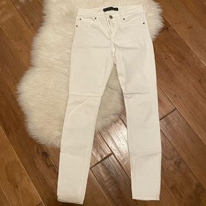 Express White Mid Rise Leggings
